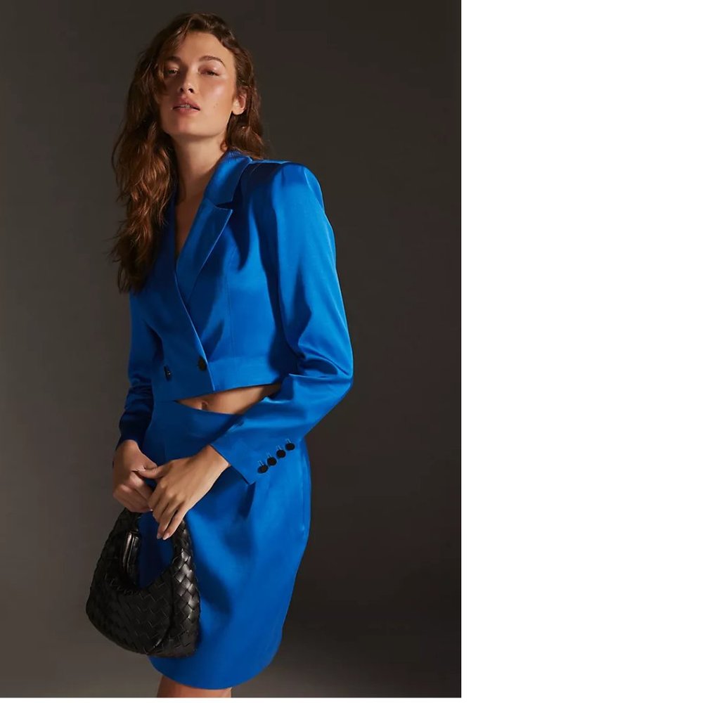 - Mare Mare x Anthropologie Blazer Top & Mini Skirt Set